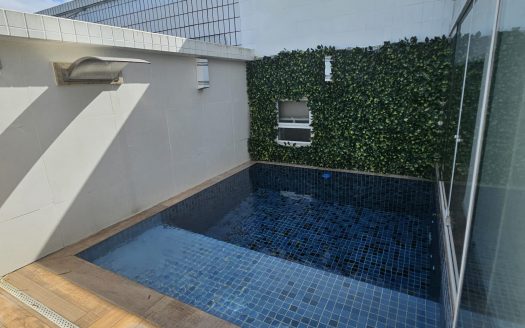 COBERTURA VISTA MAR, 3 DORMS(2 SUITES) LAZER PONTA DA PRAIA